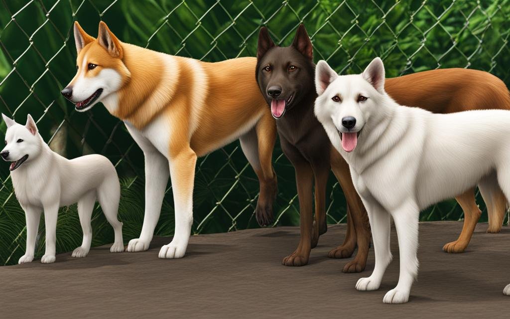 diversity of dog breeds